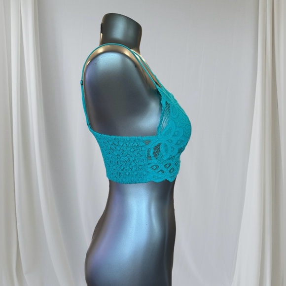 🆕Free People Turquoise Lace Bralette - Picture 8 of 16